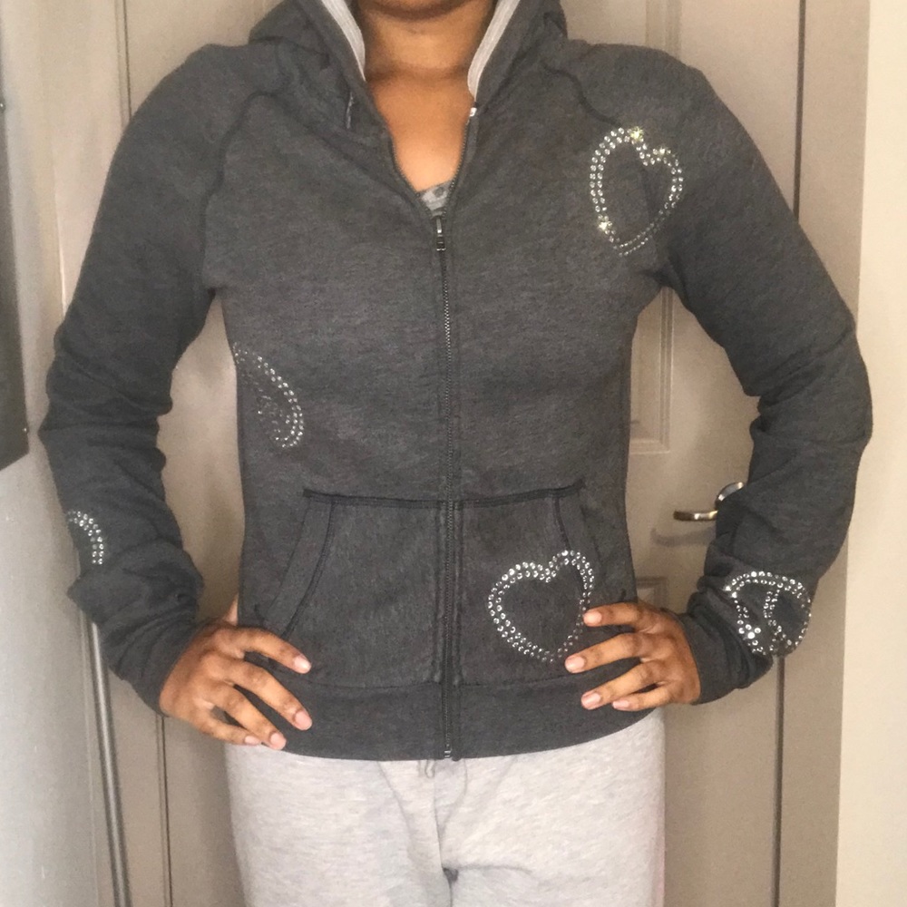 Gray and Bling PINK Jacket